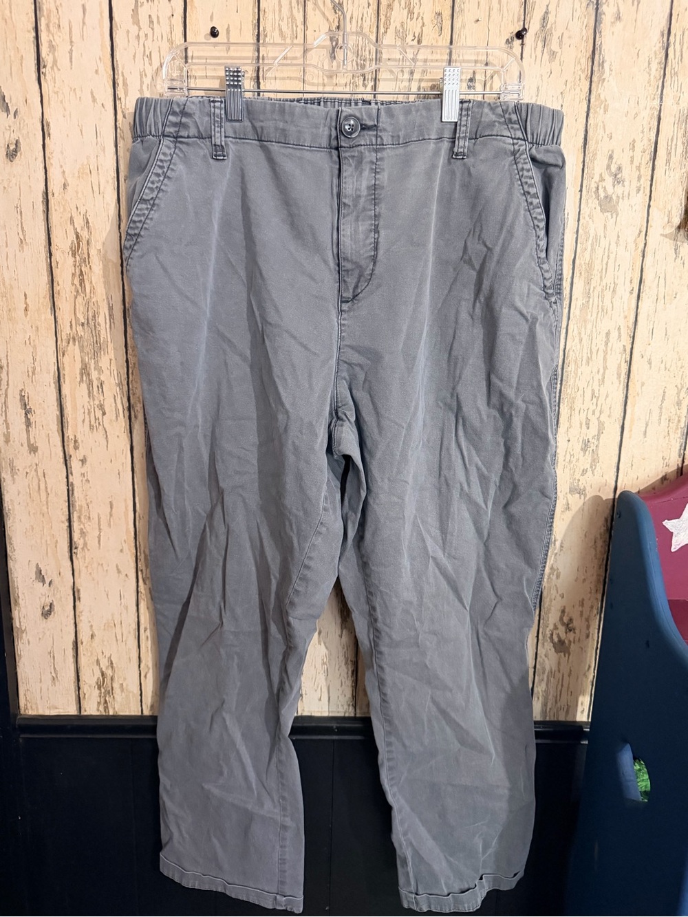 Old Navy Gray Women's Casual Chino Trousers